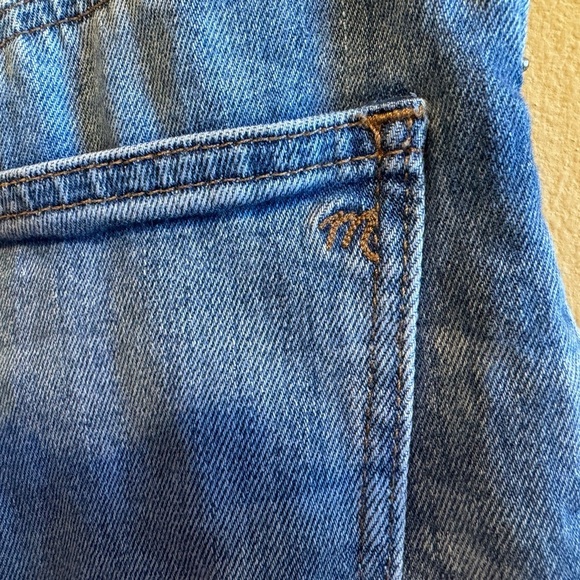 Madewell Classic Straight Two-Tone Denim Blue Jeans Sz 27 - Picture 12 of 14
